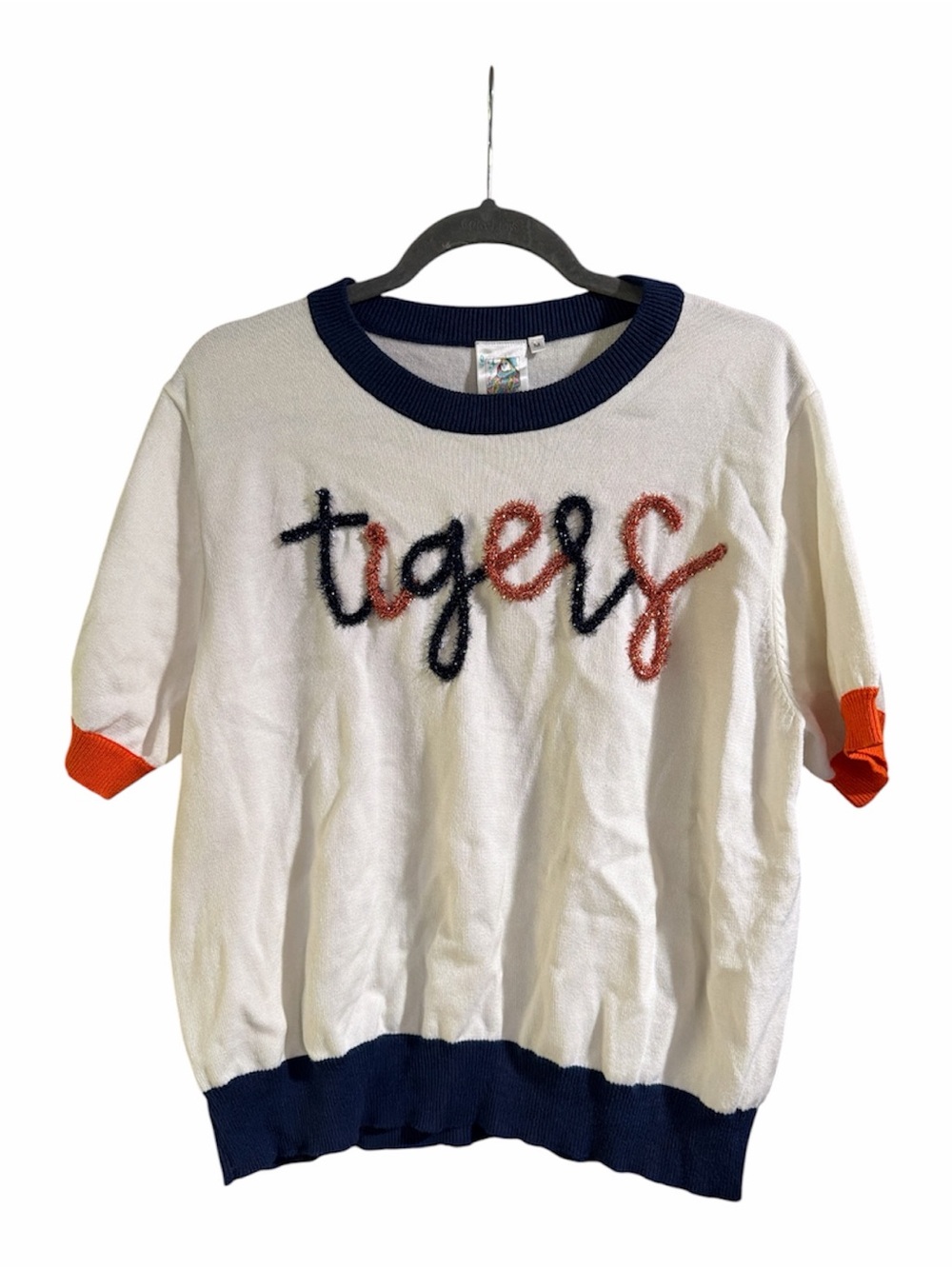 Queen of Sparkles Tigers Chenille Sweater
